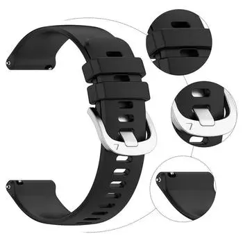 Силиконовый ремешок для Huawei Watch GT5 Pro/GT5/GT4 спортивные ремешки для часов водонепроницаемый сменный ремешок для часов браслет регулируемые ремешки 18MM оранжевый