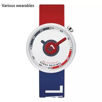 Силиконовый ремешок для мужчин и женщин, студенческие часы Trend Simple Personality, водонепроницаемые часы