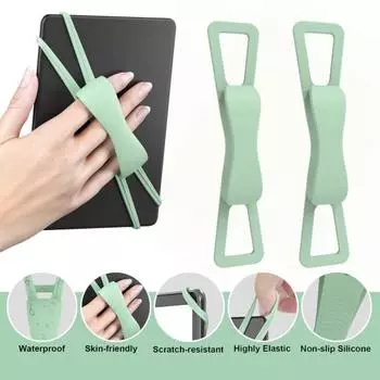 Силиконовый ремешок для планшетов Kindle, универсальный, высокоэластичный, безопасный, легкий, держатель для электронных книг, аксессуары Kindle белый