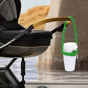 Силиконовый ремешок для ручки бутылки с водой. Удобный дизайн строп для бутылки с водой для удобной переноски. Нескользящая ручка-держатель. Переноска для чашки бутылок емкостью 8-40 унций. Panda