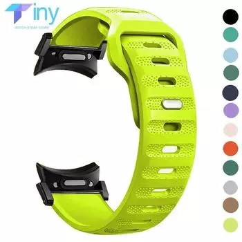 Силиконовый ремешок для Samsung Galaxy Watch 6, 5, 4, 40 мм, 44 мм, 5Pro, 45 мм, без зазоров, для Galaxy Watch 6 Classic, 43, 47 мм, 42, 46 мм, Correa Watch 6 5 4