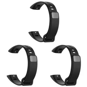 Силиконовый ремешок для смарт-часов LF # для Band 2/Band 2 Pro (черный)