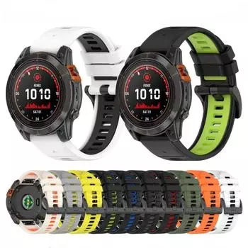 Силиконовый ремешок QuickFit 22 мм 26 мм для Garmin Fenix 7X 7 Pro 6 6X Epix Pro Gen 2 47 мм 51 мм 5 5X Plus Instinct 2X ремешок для часов 22mm