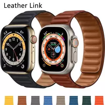 Силиконовый ремешок с магнитной петлей для Apple Watch, ремешок 45 мм, 41 мм, 44 мм, 40 мм, 49 мм, оригинальный браслет с магнитной петлей iWatch Series 8 Ultra 3 SE 6 7, ремешок