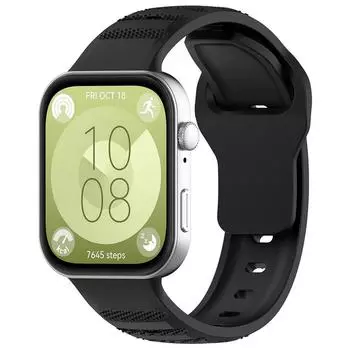 Силиконовый ремешок водонепроницаемый сменный браслет спортивный браслет регулируемый ремешок для часов Huawei Watch Fit 3 Smart Watch полуночно-синий