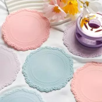 Силиконовый ретро-образец теплоизоляционный зачистной коврик противопожарный уплотнитель аксессуары противопожарная тарелка бытовая нескользящая противопожарная подставка 10CM фиолетовый