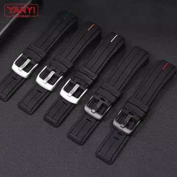 Силиконовый резиновый браслет 24*16 мм ремешок для часов timex T2N738 T2N739 T2N720 T2N721 T49706 ремешок для часов спортивный силиконовый ремешок