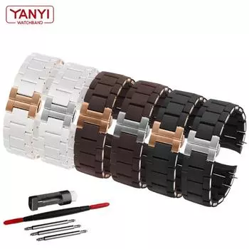 Силиконовый резиновый ремешок для часов, стальной резиновый для AR5890 AR5889 AR5858 AR5920 AR5868 AR8023 мужской 23 мм женский 20 мм ремешок для часов браслет