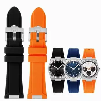 Силиконовый резиновый ремешок для часов TISSOT PRX, ремешок для часов серии T137.407/T137.410, мужской ремешок для запястья Super player 26x12 мм, выпуклый конец 12mm