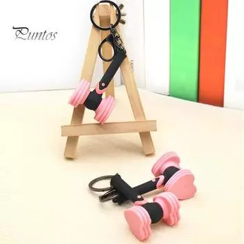 Силиконовый розовый молоток брелок для женщин и девочек Kpop Girl Group вокальный концерт фанат подарок рюкзак кошелек орнамент брелок для ключей держатель кулон сумка аксессуары чёрный/розовый