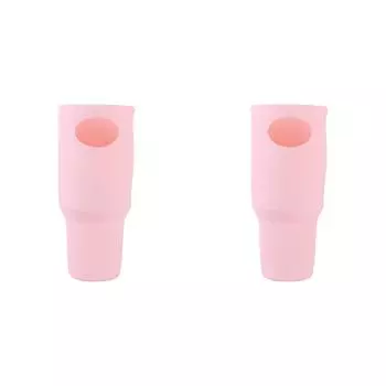 - Силиконовый рукав для защиты от царапин для аксессуаров Кубка Стэнли (розовый)