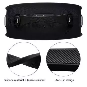 Силиконовый съемный ремешок для ручки динамика, нескользящий ремень для ручки динамика, ремешок для динамика JBL Xtreme 2/Xtreme 3/Xtreme 4 BT синий