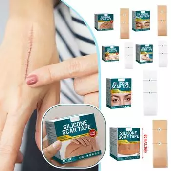 Силиконовый самоклеящийся пластырь для шрамов Уход за шрамами Fade Scar One Size