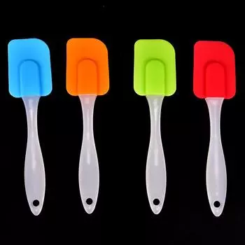 Силиконовый шпатель для выпечки, скребок для масла, приготовление торта, кухонная выпечка красный