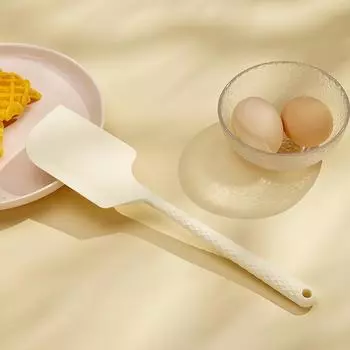 Силиконовый шпатель, термостойкий скребок для крема, силиконовая кухонная утварь, лопатка, лопатка, кухонный инструмент для выпечки, кулинарные аксессуары Silicone wide surface [large scraper]