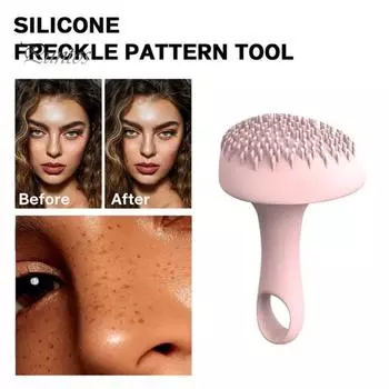Силиконовый штамп для веснушек, естественный вид, водостойкий аппликатор для создания искусственных веснушек, многоцелевой инструмент для женского макияжа фиолетовый