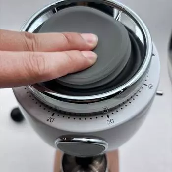 Силиконовый сильфон для кофемолки Силиконовый удерживающий сильфон для кофемолки Аксессуары для контейнера для зерен для ниши Zero серый