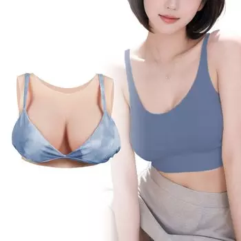 Силиконовый силиконовый искусственный жидкий силикон подпрыгивающий поддельный круглый поддельный легко надевать и снимать натуральный стать женщиной [KUMIHO] бюст, короткий, грудь,