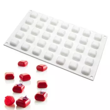 Силиконовый Силиконовый Мусс Выпечка Шоколадный Силиконовый Желе Торт 3D Резка Главная 35 Сладостей Плоская Круглая Форма Форма, Форма, Форма, Форма, Форма, Форма, Форма,