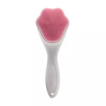 Силиконовый скраб для лица, ручная щетка для очищения лица в виде кошачьей лапки, для отшелушивания, массажа, удаления черных точек, нанесения лосьона Boby розовый