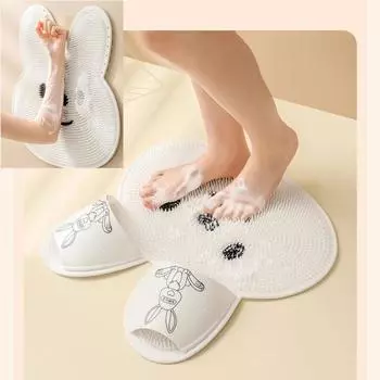 Силиконовый скребок для ног для душа, персональный массаж и чистка ног, нескользящий скребок для ног для мужчин и женщин