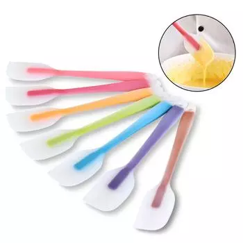 Силиконовый скребок для выпечки крема, антипригарный шпатель для масла, резак для шоколада, более гладкий, термостойкий, кухонные кондитерские инструменты, скребок синий