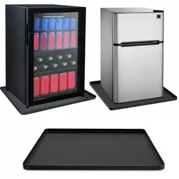 Силиконовый сливной коврик для мини-холодильников, стиральных машин, сушилок, герметичный коврик для кормления домашних животных, защитный лоток для пола, многофункциональный рабочий коврик, коврик для кошачьего туалета, лоток для обуви S