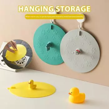 Силиконовый сливной слив для пола съемный портативный чехол мультфильм дезодорирующий фильтр для раковины в ванной канализационный силиконовый коврик