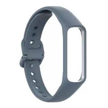 Силиконовый сменный ремешок для часов Samsung Galaxy Fit 2 SM-R220 чёрный