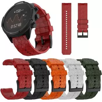Силиконовый сменный спортивный ремешок Ramidos для часов SUUNTO 9/Baro Smart Watch