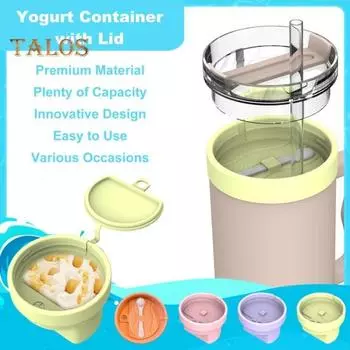 Силиконовый стаканчик для мороженого для стакана 40 унций, многоразовая инновационная чаша для мороженого, премиальный силиконовый контейнер для игр, фильмов и путешествий A фиолетовый