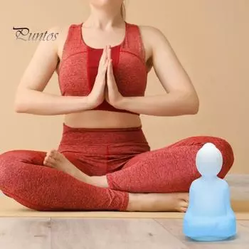 Силиконовый светильник для йоги, дыхания, для детей, взрослых, снятия тревожности и стресса, управляемая визуальная медитация, дыхательный тренажер, светодиодная лампа, расслабляющие инструменты для осознанности With Light