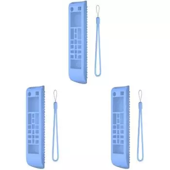 Силиконовый светящийся чехол для пульта дистанционного управления Samsung BN59-01315A(синий)