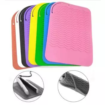 Силиконовый термостойкий коврик для волос, прочный выпрямитель, утюжок для завивки, инструмент для завивки волос, профессиональные аксессуары, инструмент