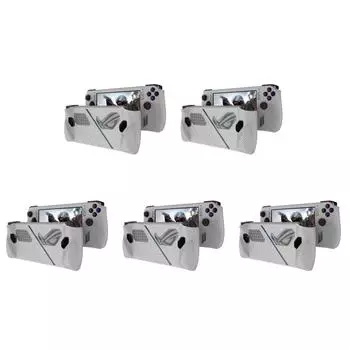 Силиконовый/TPU чехол для игровой консоли с кронштейном для Asus Rog Ally (Силиконовый Белый)