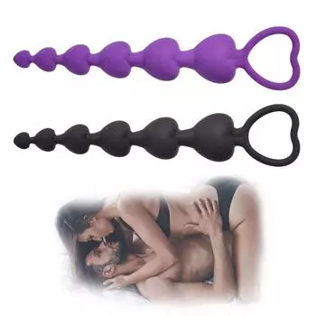 Силиконовый Тянущий Пара Длинный Флирт Анальный Массажер Мастурбатор Секс-Игрушка