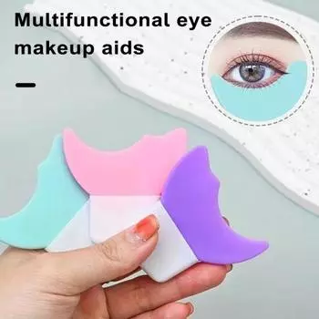 Силиконовый трафарет для ресниц, помощник для макияжа глаз, удобный для пользователя, идеально подходит, нежный трафарет для ресниц для новичков розовый