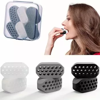 Силиконовый тренажер для линии челюсти, жевательный шарик для челюсти, фитнес-тоник для лица, тренажер для мышц лица и шеи, упражнения для подбородка и щек, подводка для подбородка