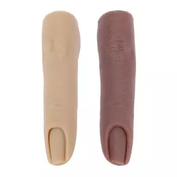 Силиконовый тренировочный палец с мягким ногтем, гибкая модель для обучения, сгибаемый манекен с шарниром Type 2