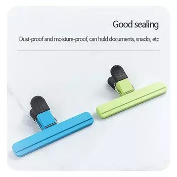Силиконовый уплотнительный зажим, кухонный пластиковый пакет для сохранения влаги, картофельные чипсы, пищевая герметизация, сухое молоко, чай, закуски, зажим S молочный белый