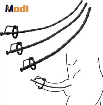 Силиконовый уретральный звуковой катетер, пробка, набор бусин, полая уретральная пробка, зонд, трубка, мочевой расширитель, стержень для мастурбации уретры, секс-игрушка для начинающих мужчин 6mm