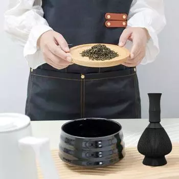 Силиконовый венчик для взбивания матча, пищевой блендер для порошка зеленого чая матча, прочный, термостойкий зелёный