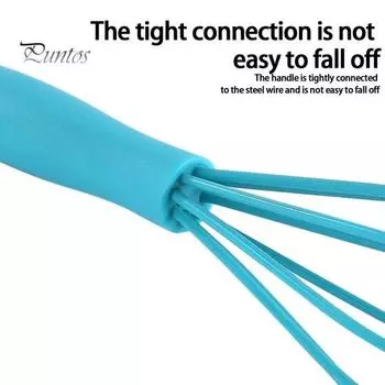 Силиконовый венчик для взбивания яиц, ручной венчик для яиц с нескользящей ручкой, ручные проволочные венчики с силиконовым покрытием для смешивания, приготовления пищи, перемешивания жёлтый/зелёный