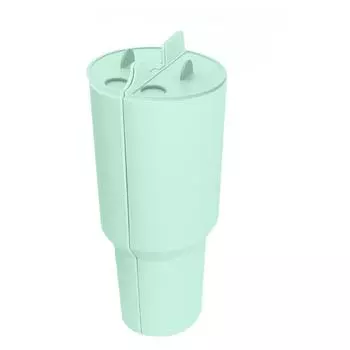 Силиконовый вкладыш для стакана 2-в-1 с разделителем для напитков, совместим с чашкой Stanly Cup 40 Oz, аксессуар Stanly, многоразовый вкладыш для вечеринки One Size светло-зеленый