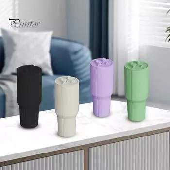 Силиконовый вкладыш для стакана 2-в-1 Разделитель для напитков Съемный многоразовый разделитель для стакана Вставки для держателя стакана для пищевых продуктов для сока, кофе, коктейлей синий