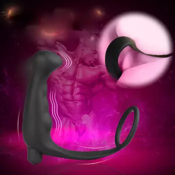 Силиконовый водонепроницаемый G-точка стимулирует массажер простаты, анальный вибратор, игрушки