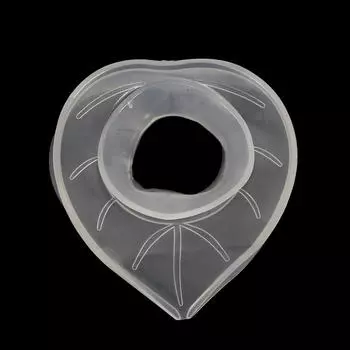 Силиконовый водонепроницаемый коврик для слива под кран, компактный противоскользящий в форме сердца, для ванной комнаты, кухни, защита от брызг, отводной рукав, уловитель воды, высокое качество One Size белый