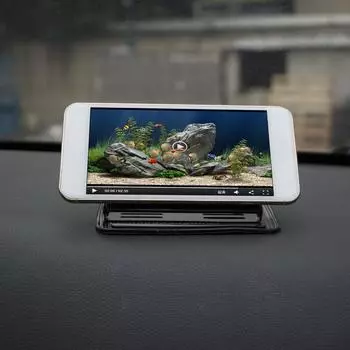 Силиконовый вращающийся на 360° держатель для телефона, нескользящий коврик, клейкая подушка для приборной панели автомобиля