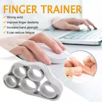 Силиконовый захват для пальцев, тренажер для рук, эспандер, растягиватель для запястий, эластичный расширитель на пять пальцев, силовой тренажер для упражнений