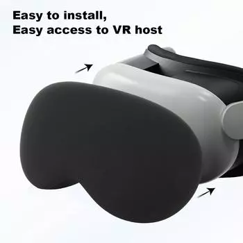 Силиконовый защитный чехол для экрана Apple Vision Pro VR, переднее стекло, мягкий чехол для очков Vision Pro VR розовый